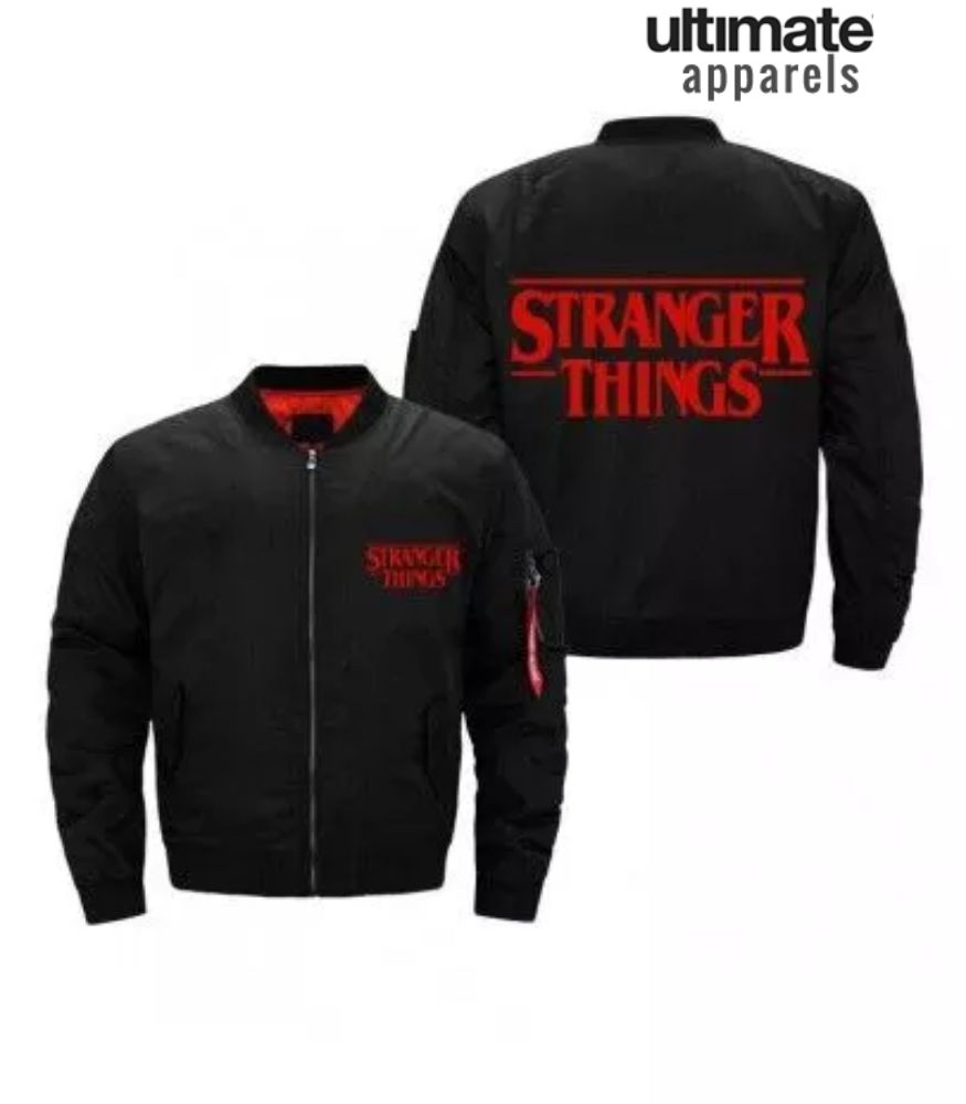 Stranger Things Cotton Jacket Men's Bomber Jacket